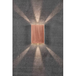 SIENINIS LED šviestuvas FOLD 15 Copper skubiai