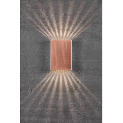 SIENINIS LED šviestuvas FOLD 15 Copper kaina