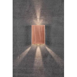 SIENINIS LED šviestuvas FOLD 15 Copper skubiai