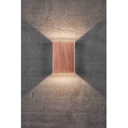 SIENINIS LED šviestuvas FOLD 15 Copper kaina
