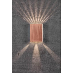 SIENINIS LED šviestuvas FOLD 15 Copper pigiau