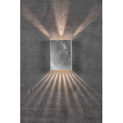 SIENINIS LED šviestuvas FOLD 15 Galvanized skubiai