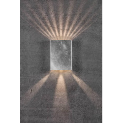 SIENINIS LED šviestuvas FOLD 15 Galvanized pigiau