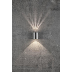SIENINIS LED ŠVIESTUVAS CANTO 2 STAINLESS STEEL kaina
