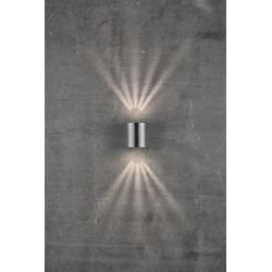 SIENINIS LED ŠVIESTUVAS CANTO 2 STAINLESS STEEL kaina