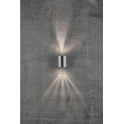 SIENINIS LED ŠVIESTUVAS CANTO 2 STAINLESS STEEL kaina