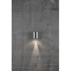 SIENINIS LED ŠVIESTUVAS CANTO 2 STAINLESS STEEL skubiai