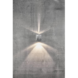 SIENINIS LED ŠVIESTUVAS CANTO KUBI 2 GALVANIZED pristatymas