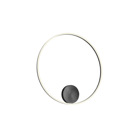 Šviestuvas sieninis - lubinis Redo Orbit black 01-1946