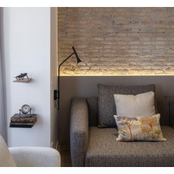 SIENINIS LED šviestuvas LYB 5W JUODAS kaina