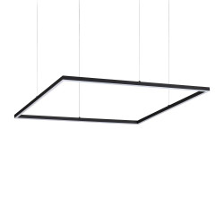 Pakabinamas LED šviestuvas ORACLE SLIM SQUARE 90 JUODAS