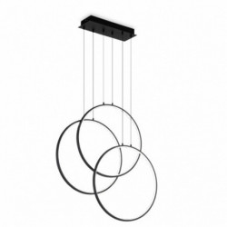 Pakabinamas LED šviestuvas FRAME JUODAS pigiau