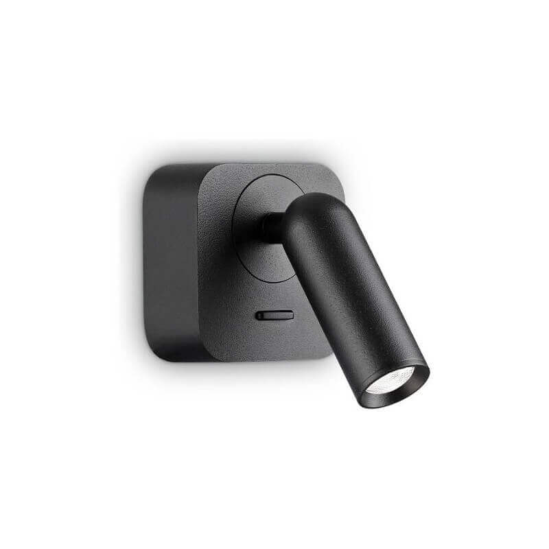 Šviestuvas sieninis BEAN SQUARE BLACK, IDEAL LUX 260655