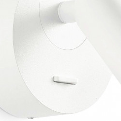 Sieninis LED šviestuvas BEAN ROUND BALTAS kaina
