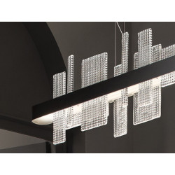 PAKABINAMAS LED šviestuvas RIBBON S100 JUODAS kaina