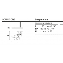 PAKABINAMAS ŠVIESTUVAS SOUND OR6 (įvairios spalvos) skubiai