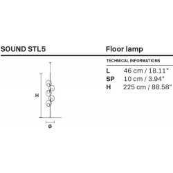 PASTATOMAS ŠVIESTUVAS SOUND STL5 (įvairios spalvos) pristatymas