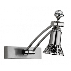 Sieninis šviestuvas COCO H20 NIKELIO SPALVOS crystal (įvairios spalvos)