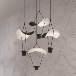PAKABINAMAS LED šviestuvas VOLLEE C4P RD 60 (ĮVAIRIOS SPALVOS) kaina