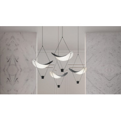 PAKABINAMAS LED šviestuvas VOLLEE C4P RD 60 (ĮVAIRIOS SPALVOS) pigiau