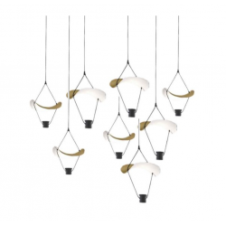 PAKABINAMAS LED šviestuvas VOLLEE C8P RD 80 (ĮVAIRIOS SPALVOS)