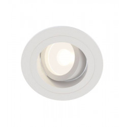 Įleidžiamas šviestuvas Atom Round BALTAS