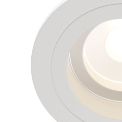 Įleidžiamas šviestuvas Atom Round BALTAS pristatymas