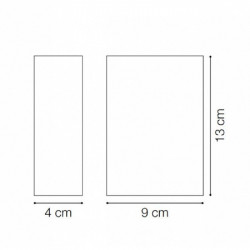 SIENINIS ŠVIESTUVAS TETRIS-2 BALTAS kaina