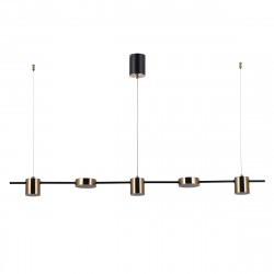Pakabinamas LED šviestuvas REMDAL JUODAS | AUKSO SPALVOS 30W LINE 3000K