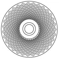 SIENINIS ŠVIESTUVAS EARTH MANDALA D44 (įvairios spalvos) kaina