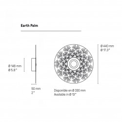 SIENINIS ŠVIESTUVAS EARTH PALM D44 (įvairios spalvos) atsiliepimai