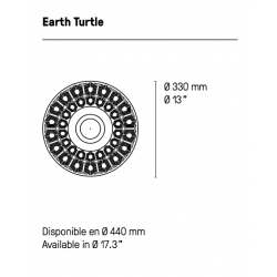 SIENINIS ŠVIESTUVAS EARTH TURTLE D44 (įvairios spalvos) pigiau