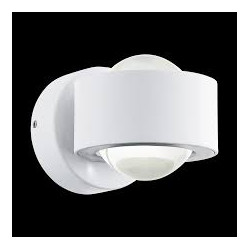 Sieninis LED šviestuvas TREVIOLO BALTAS kaina