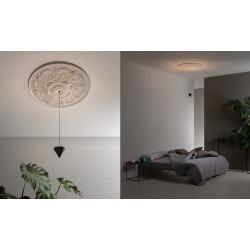 PAKABINAMAS LED ŠVIESTUVAS MOONBLOOM UP 16,8W JUODAS pigiau