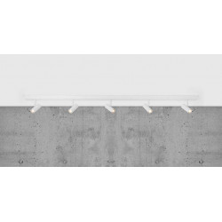 Lubinis LED kraipomas šviestuvas omari 6 BALTAS