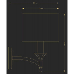 SIENINIS ŠVIESTUVAS DECOR 1 (ĮVAIRIOS SPALVOS) kaina