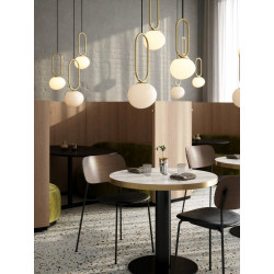 Pakabinamas šviestuvas SHAPES 22 aukso spalvos kaina