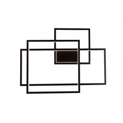Lubinis -SIENINIS LED DIMERIUOJAMAS ŠVIESTUVAS GEOMETRIC JUODAS