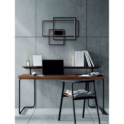 Lubinis -SIENINIS LED DIMERIUOJAMAS ŠVIESTUVAS GEOMETRIC JUODAS internetu