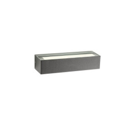 Sieninis LED šviestuvas AROOS 12W PILKAS