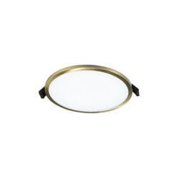 LED panelė 24W SLIM IP44 BRASS kaina
