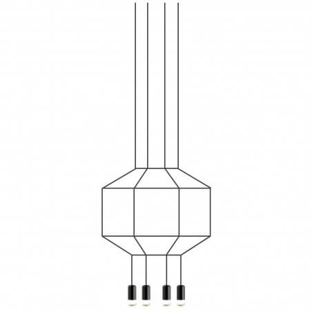 Pakabinamas šviestuvas Vibia Wireflow 8 030204/1A