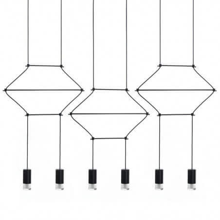 Pakabinamas šviestuvas Vibia Wireflow Lineal 6 032504/1B