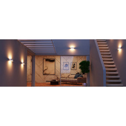 SIENINIS LED ŠVIESTUVAS PLANIT 10W BALTAS kaina