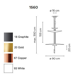 Pakabinamas šviestuvas Flamingo 1560 Copper pristatymas